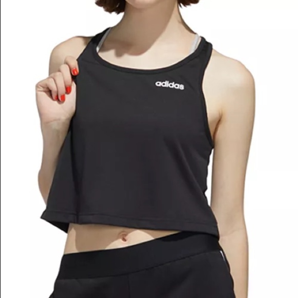 Adidas women’s cropped tank top